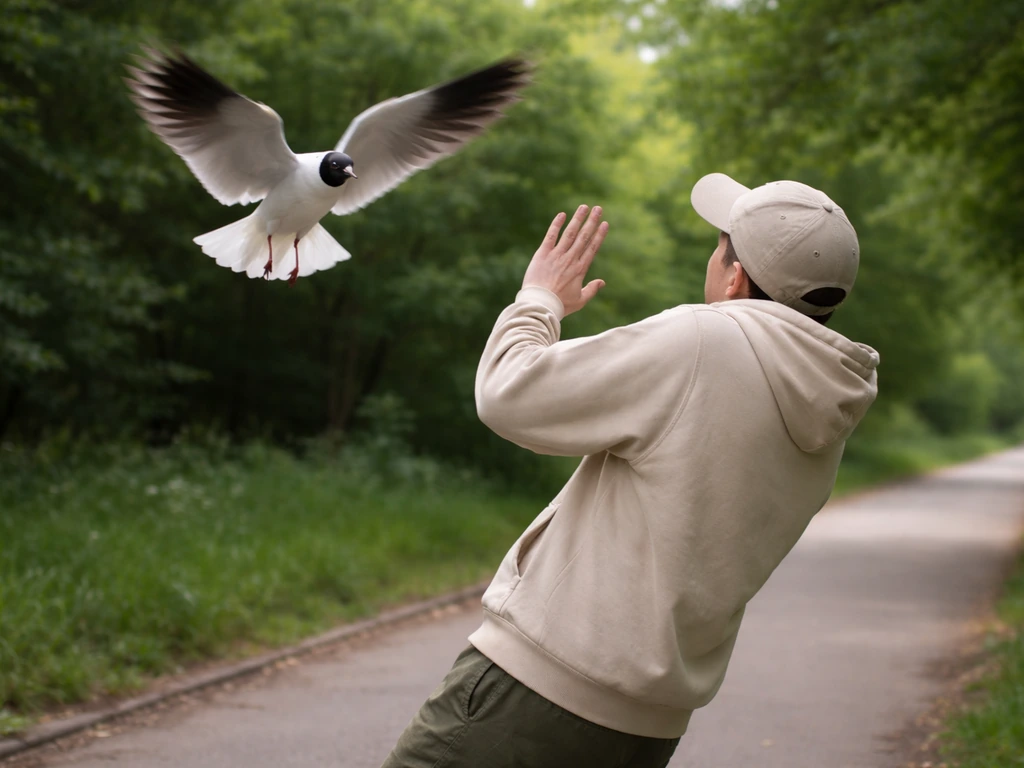 What to Do When a Bird Swoops You: Step by Step